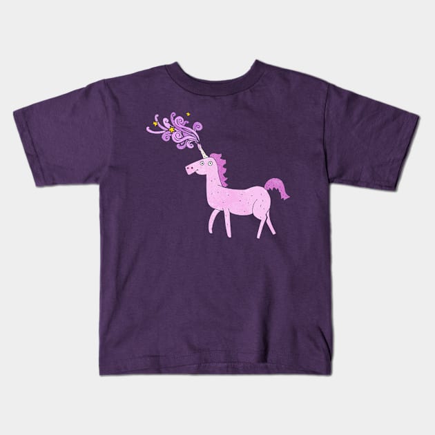 cute unicorn Kids T-Shirt by hatem